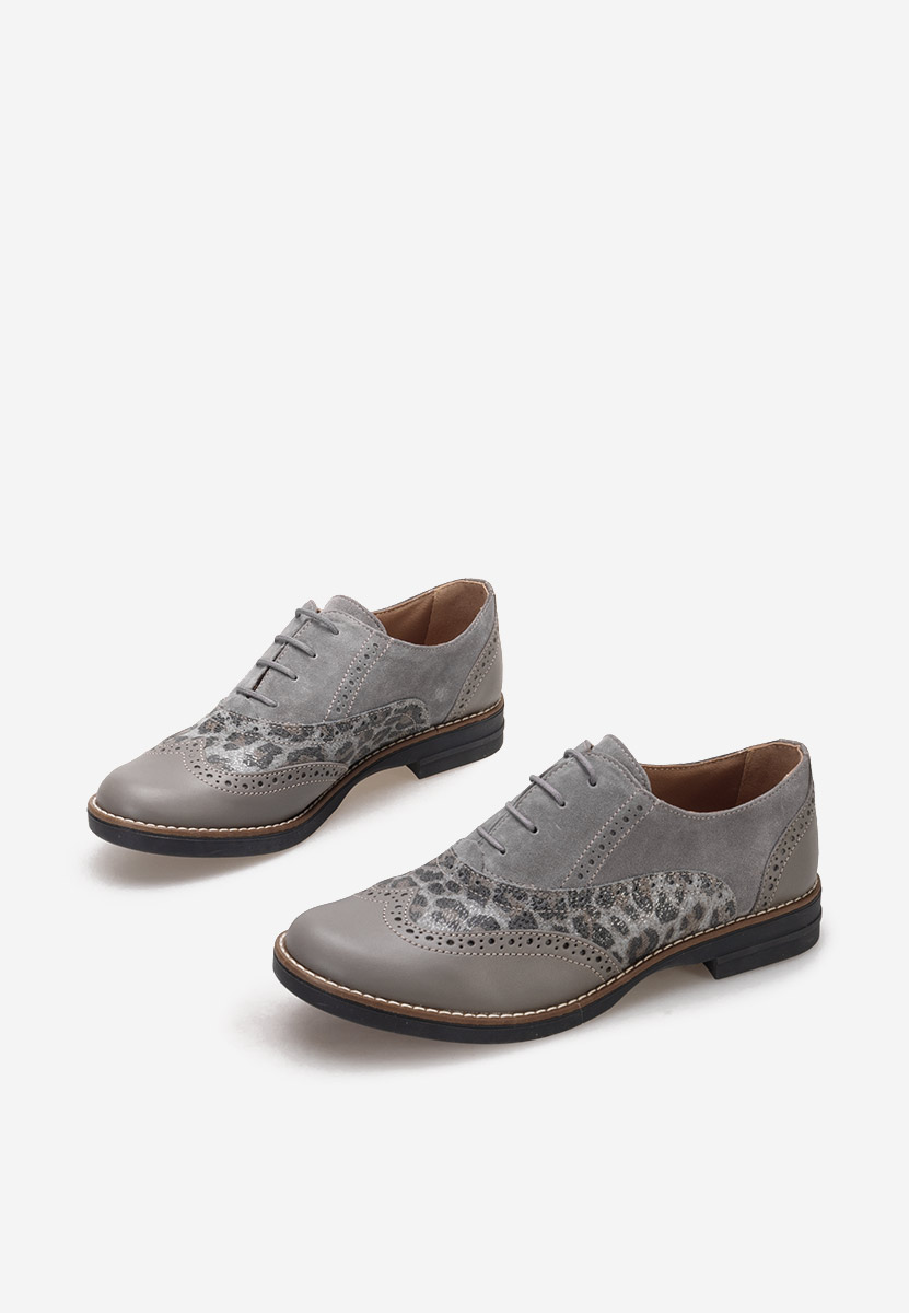Brogue γυναικεια Emily V2 γκρι