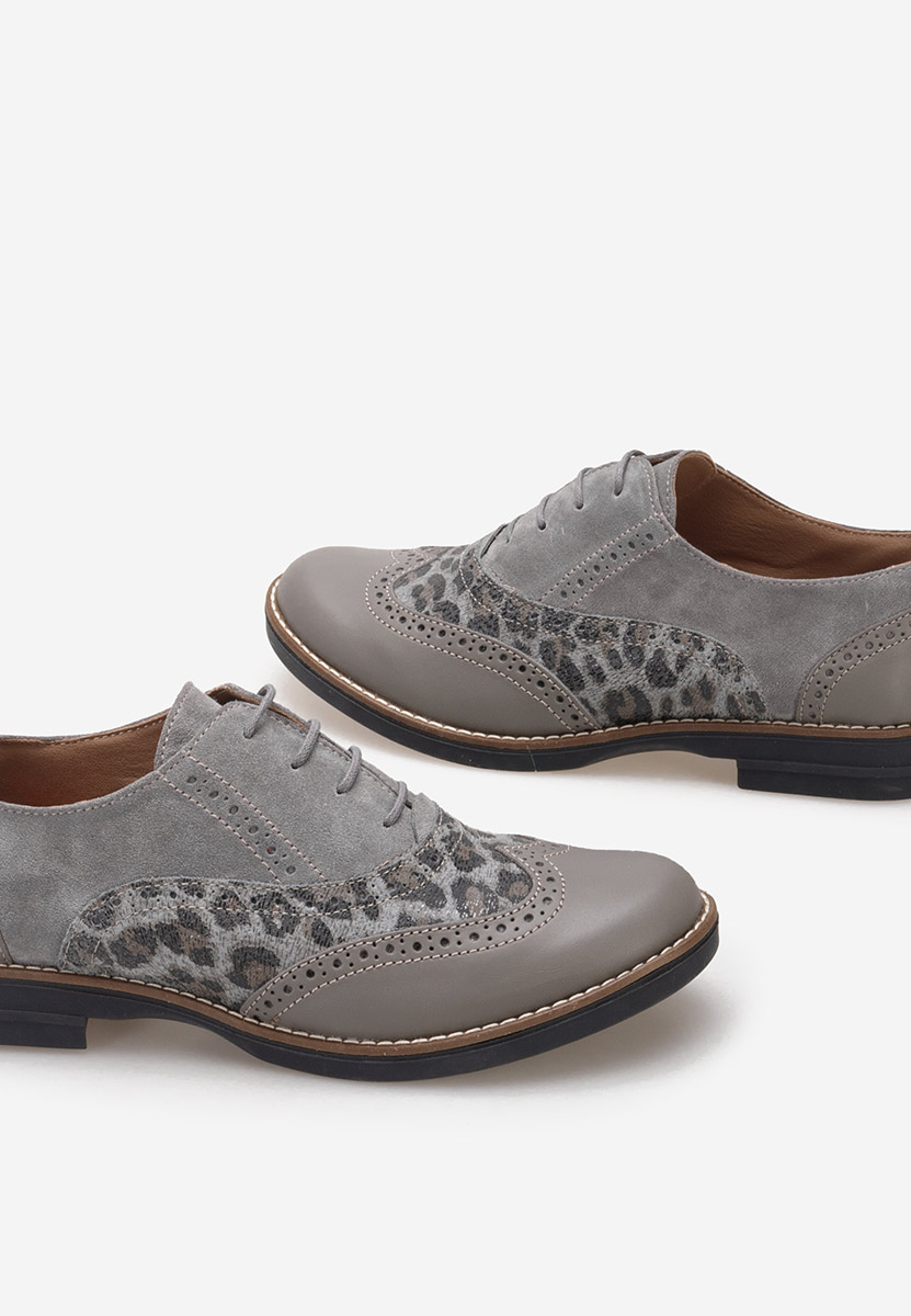 Brogue γυναικεια Emily V2 γκρι