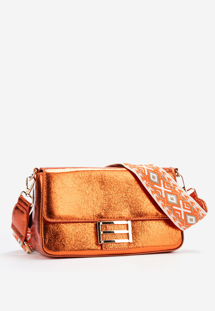 Τσάντα ωμου Zarina Πορτοκαλι