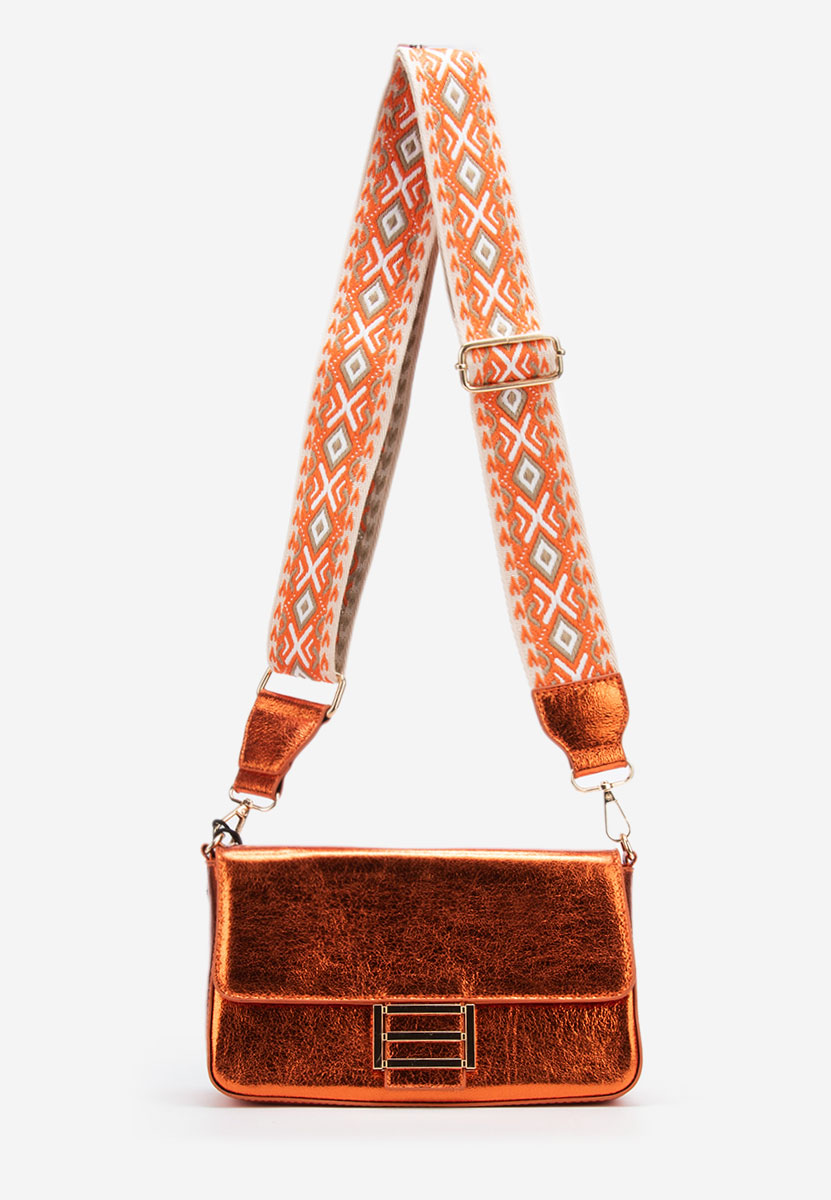 Τσάντα ωμου Zarina Πορτοκαλι
