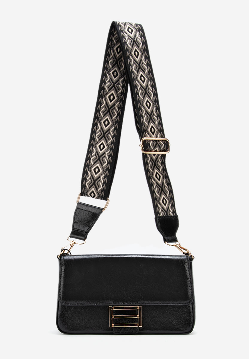 Τσάντα ωμου Zarina Μαύρα