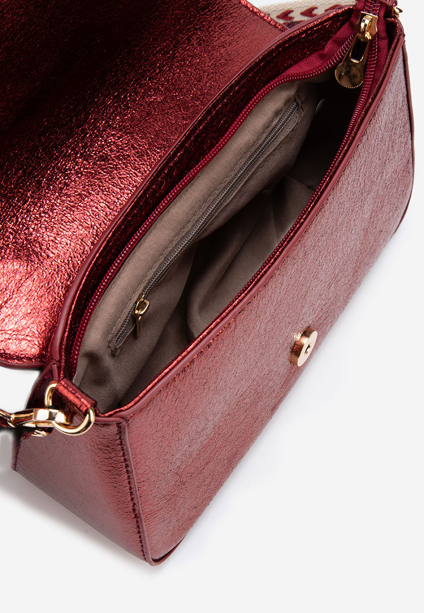 Τσάντα ωμου Zarina κοκκινες