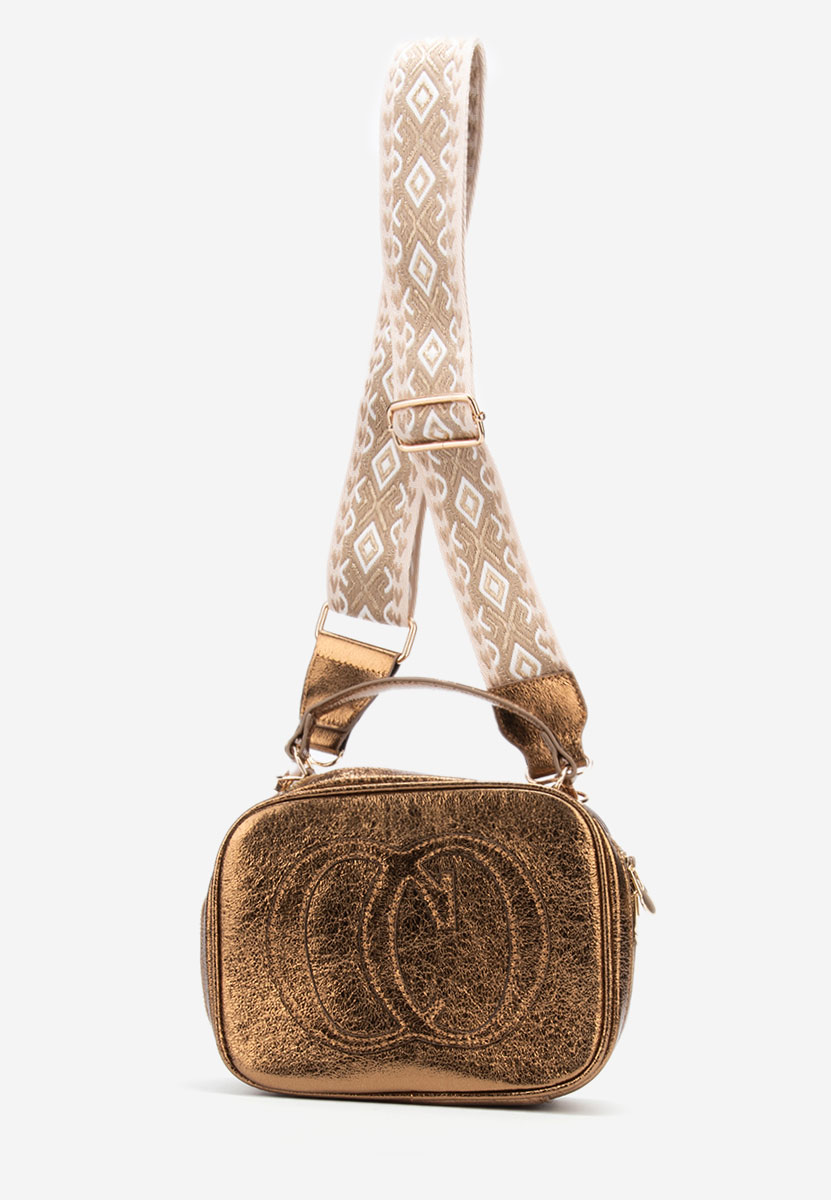 Τσάντα crossbody Julisa κασσίτερος