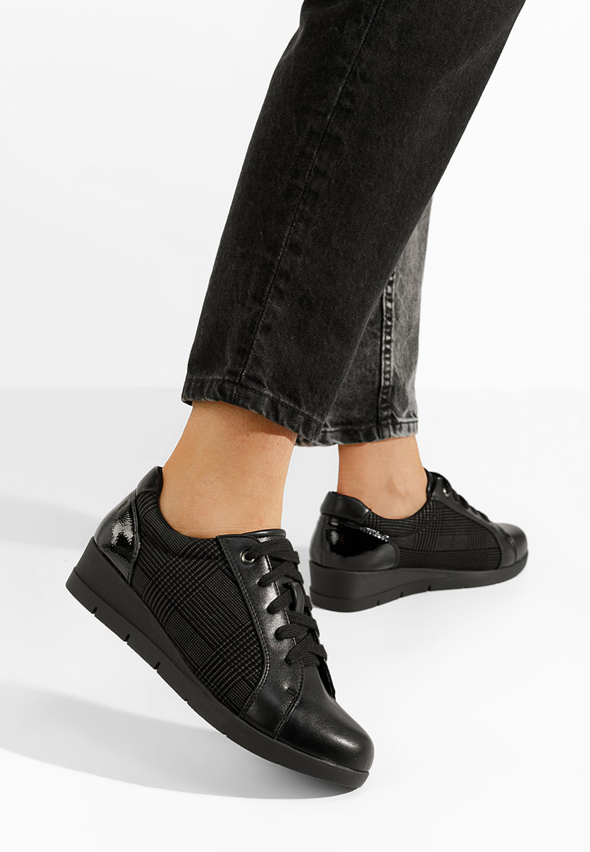 Sneakers γυναικεια Liomesa μαύρα