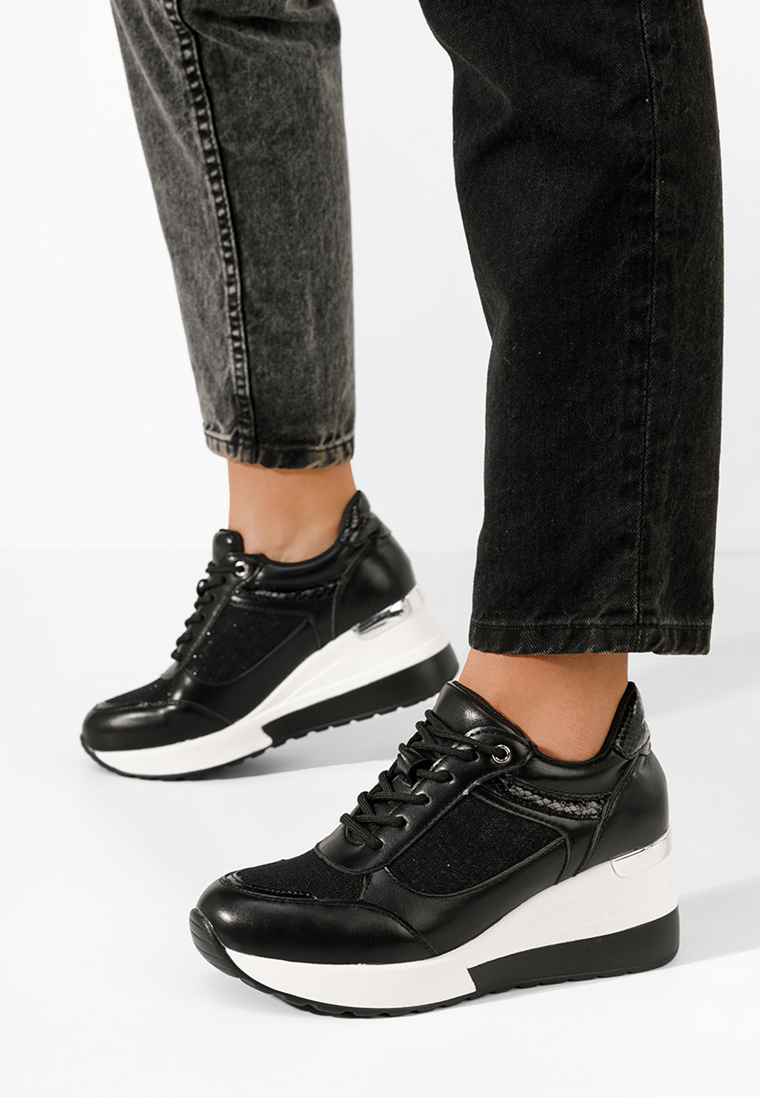 Sneakers με πλατφόρμα Breves μαύρα