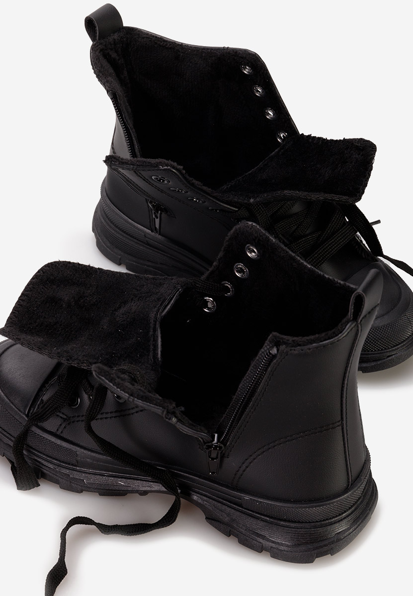 Παιδικά μποτάκια sneakers μαύρα Balcarce B