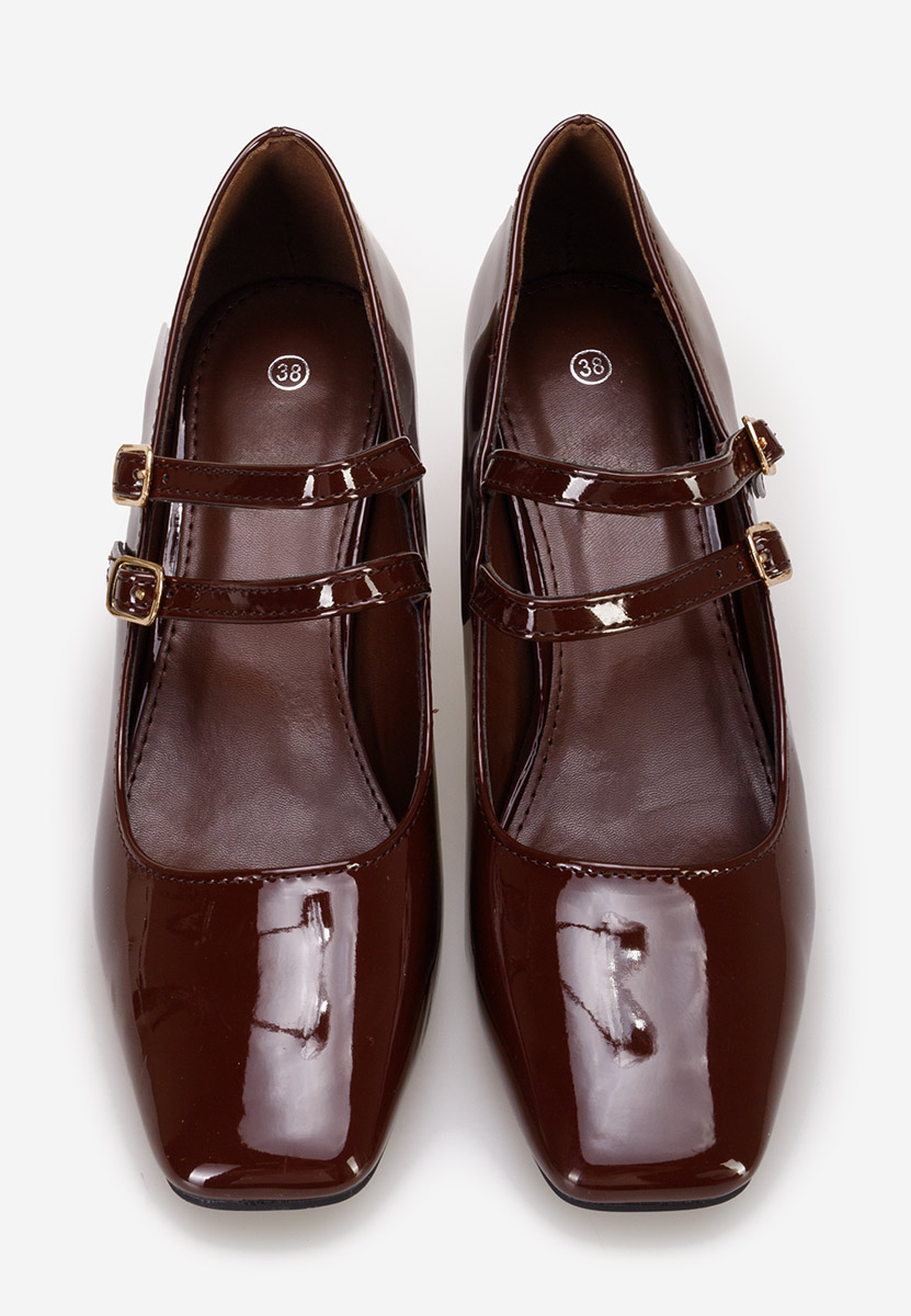 Γοβες Zerena καφε