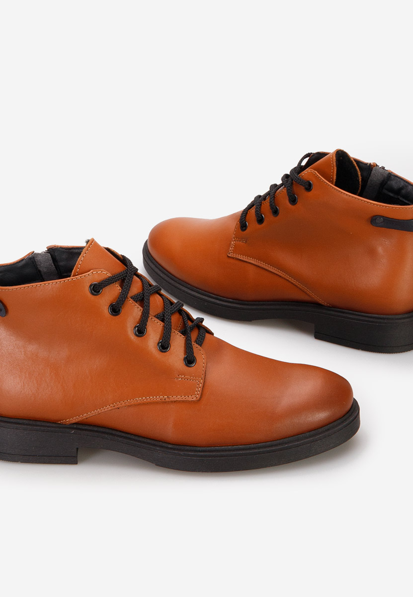 Ανδρικές δερμάτινες μπότες Fresco ταμπά