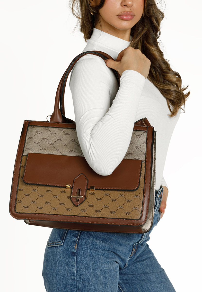 Τσάντα Χεριού Kimly καφε