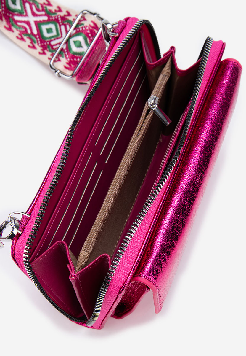 Τσάντα cluch Liada φούξια