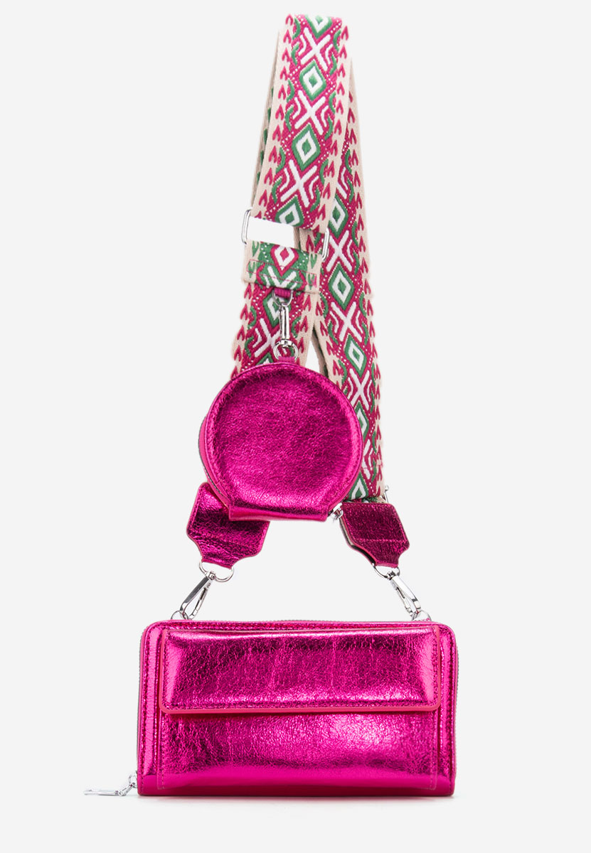 Τσάντα cluch Liada φούξια