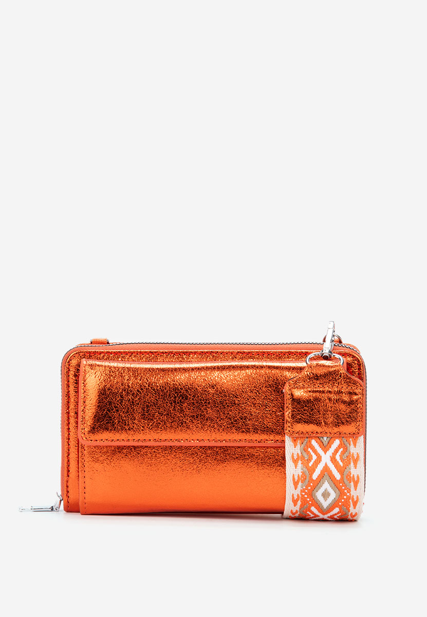 Τσάντα cluch Liada Πορτοκαλι