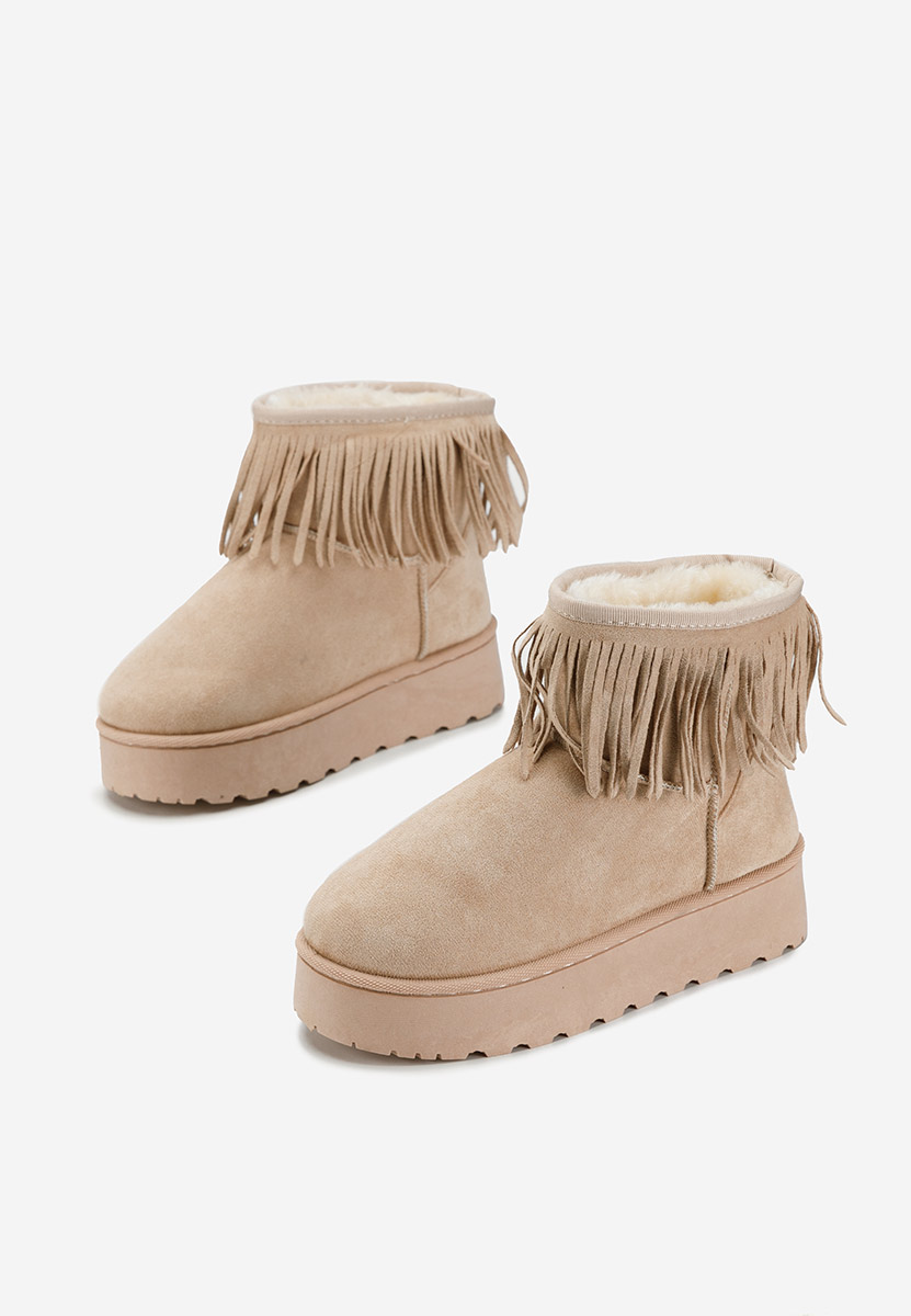 Μπότες τύπου UGG Yasmine μπεζ