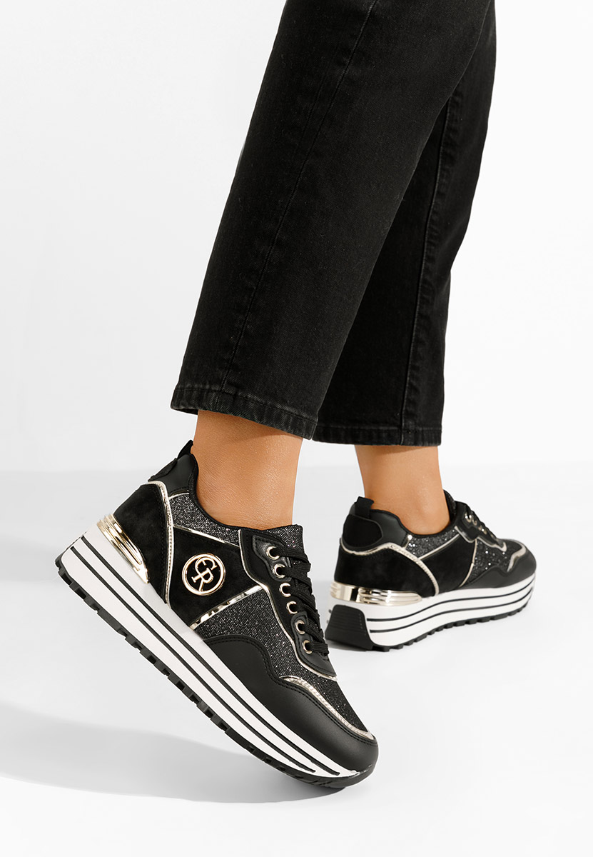 Sneakers με πλατφόρμα Eranova μαύρα