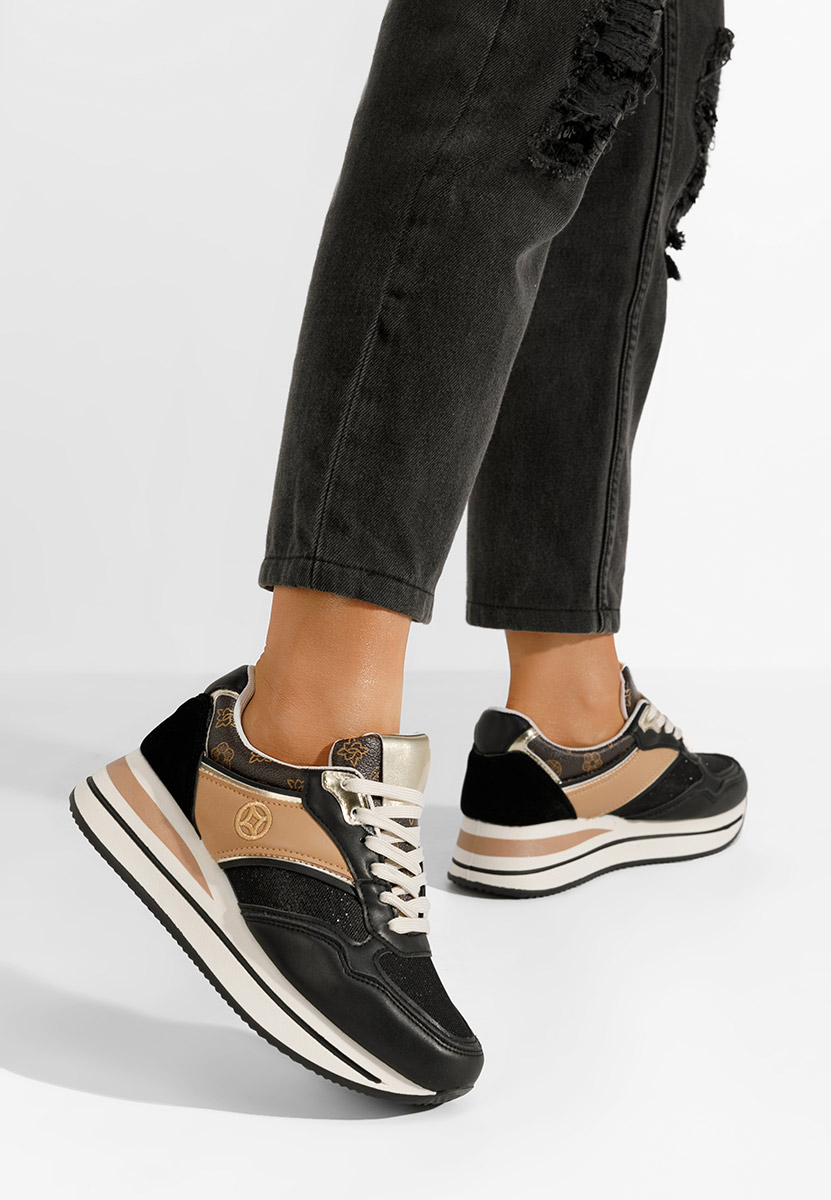 Sneakers με πλατφόρμα Releh V2 μαύρα