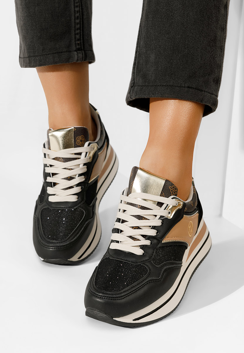 Sneakers με πλατφόρμα Releh V2 μαύρα