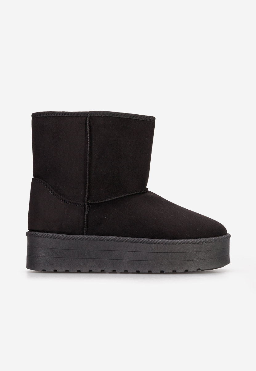 Μπότες τύπου UGG Chrisia Μαύρα