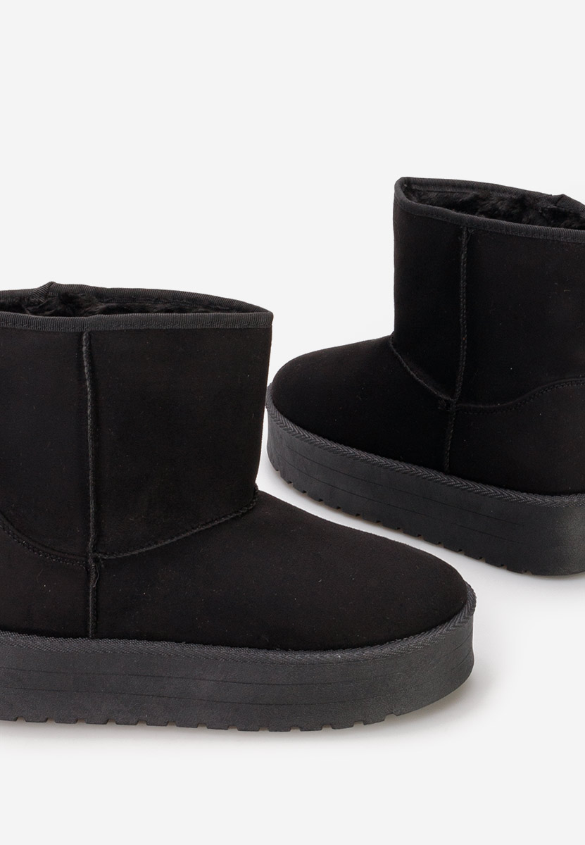 Μπότες τύπου UGG Chrisia Μαύρα