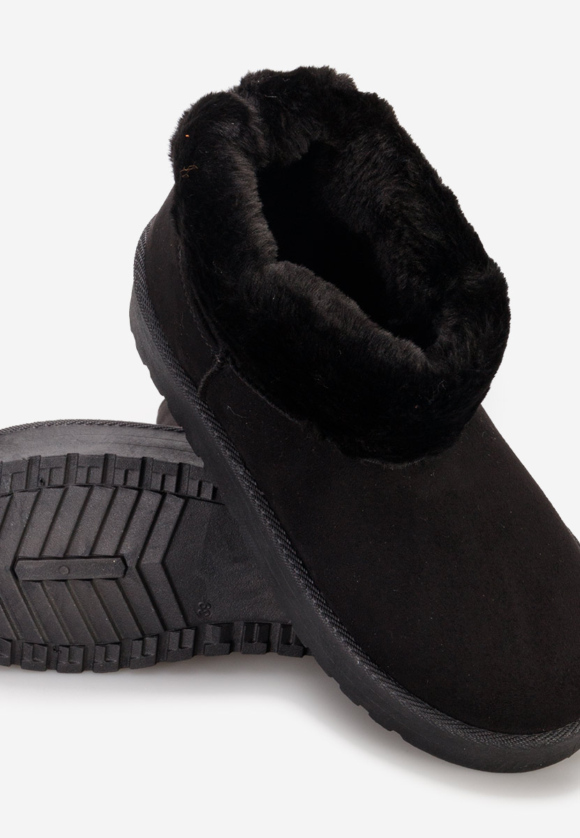 Μπότες τύπου UGG Chrisia Μαύρα