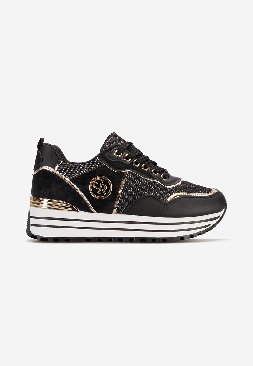 Sneakers με πλατφόρμα Eranova μαύρα