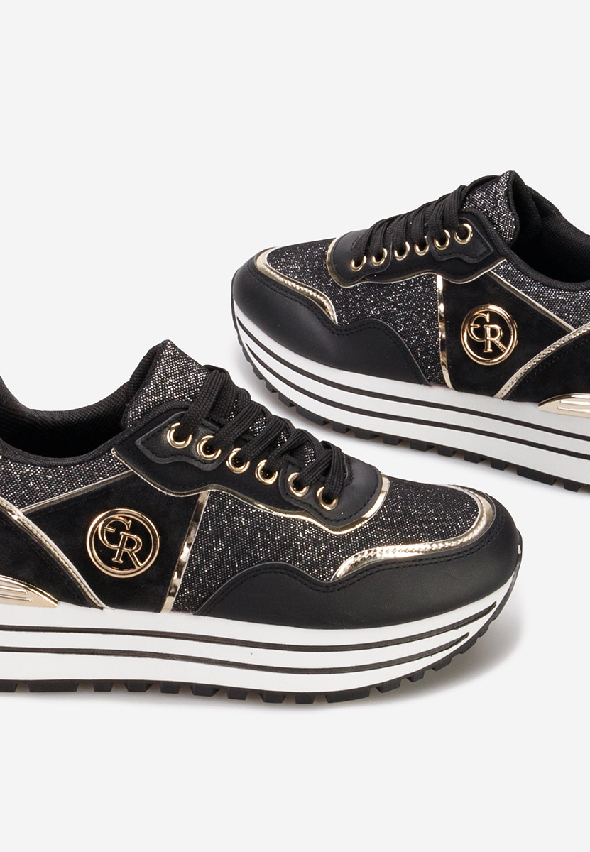 Sneakers με πλατφόρμα Eranova μαύρα