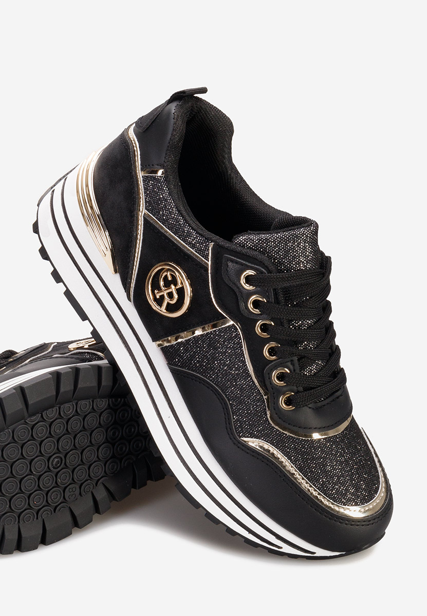 Sneakers με πλατφόρμα Eranova μαύρα