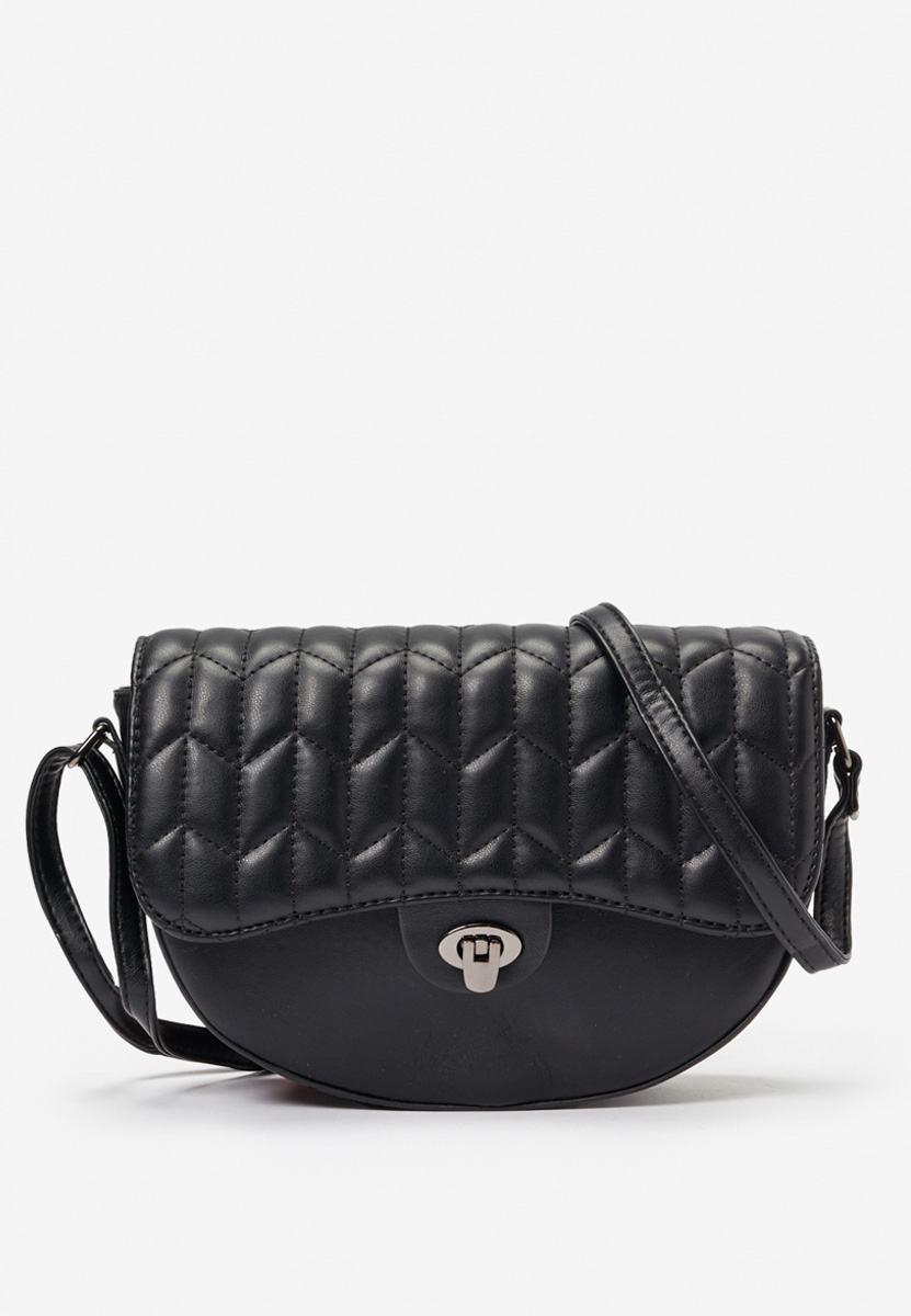 Τσάντα crossbody Velinda Μαύρα