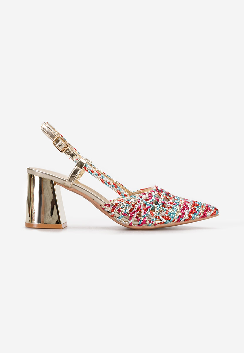 Γόβες slingback Letira πολυχρωμο