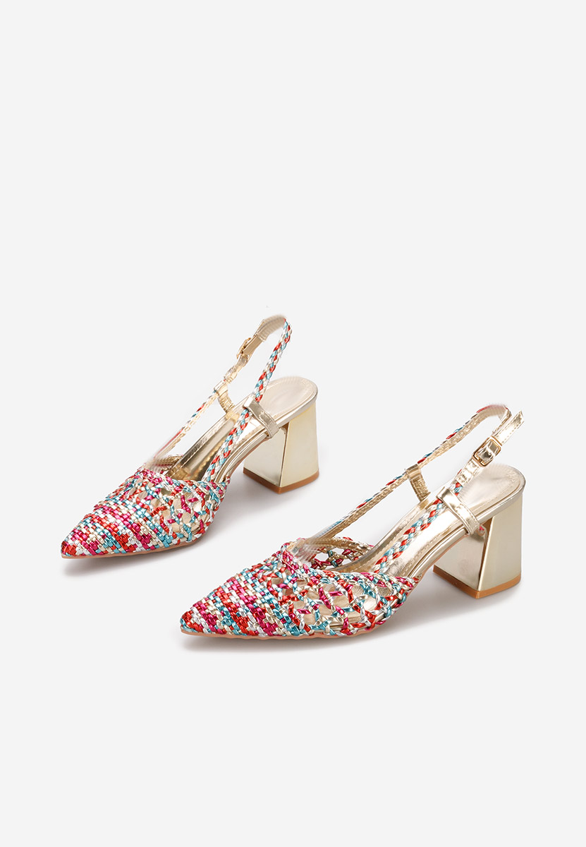 Γόβες slingback Letira πολυχρωμο