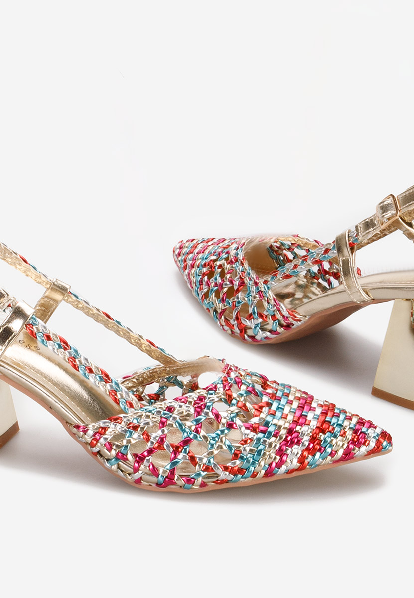 Γόβες slingback Letira πολυχρωμο