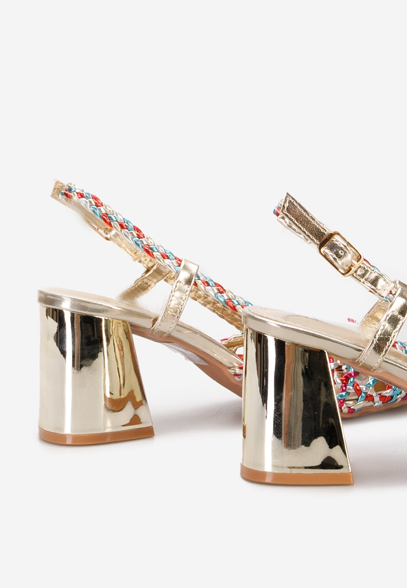 Γόβες slingback Letira πολυχρωμο