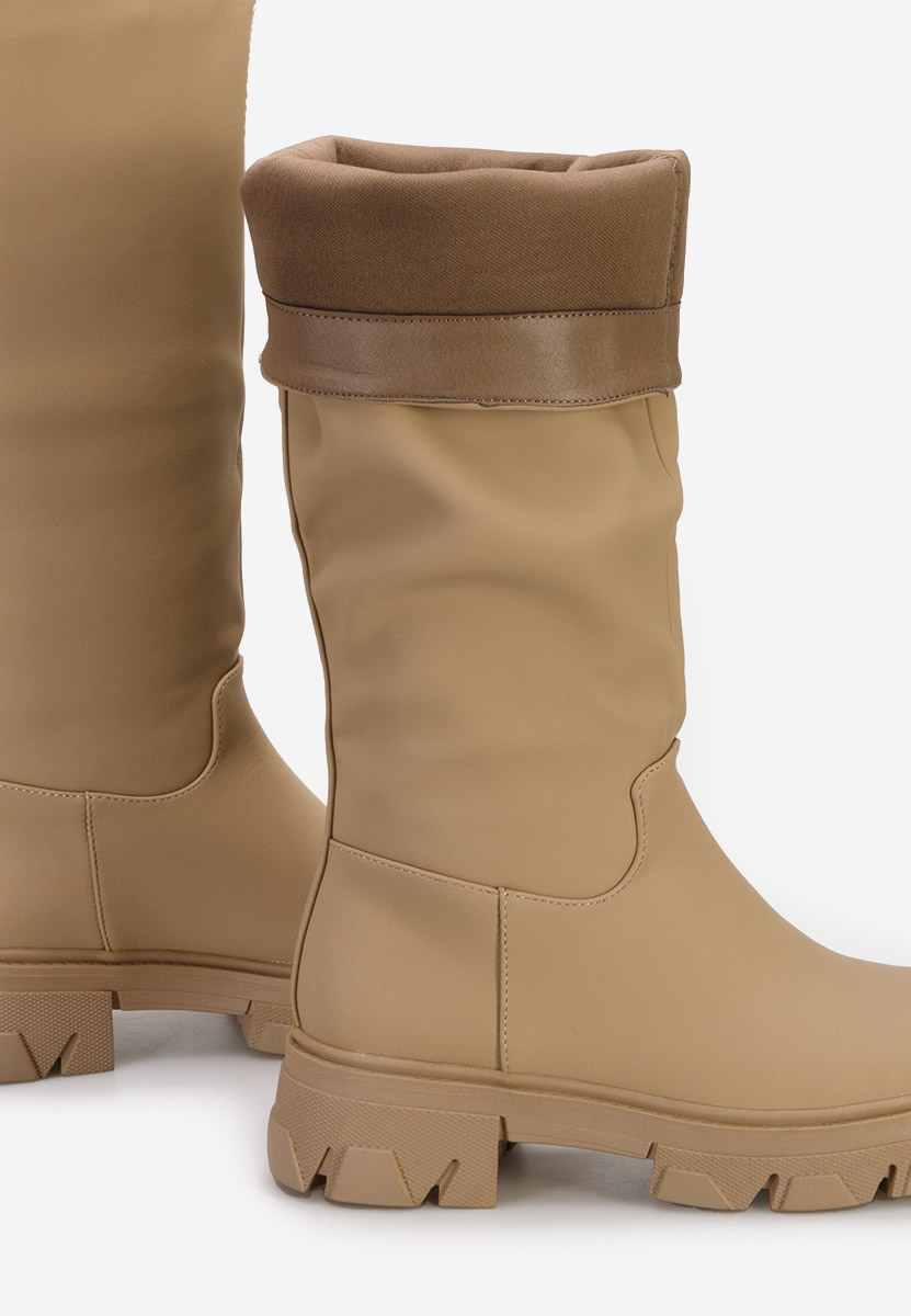 Γυναικείες μποτες Fatima Χακι