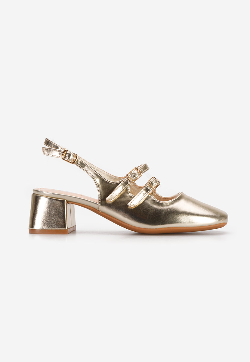 Γόβες slingback Sivida χρυσο