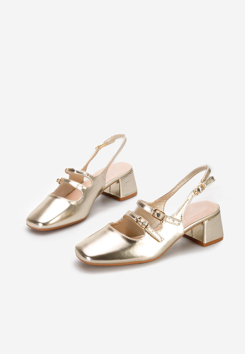 Γόβες slingback Sivida χρυσο