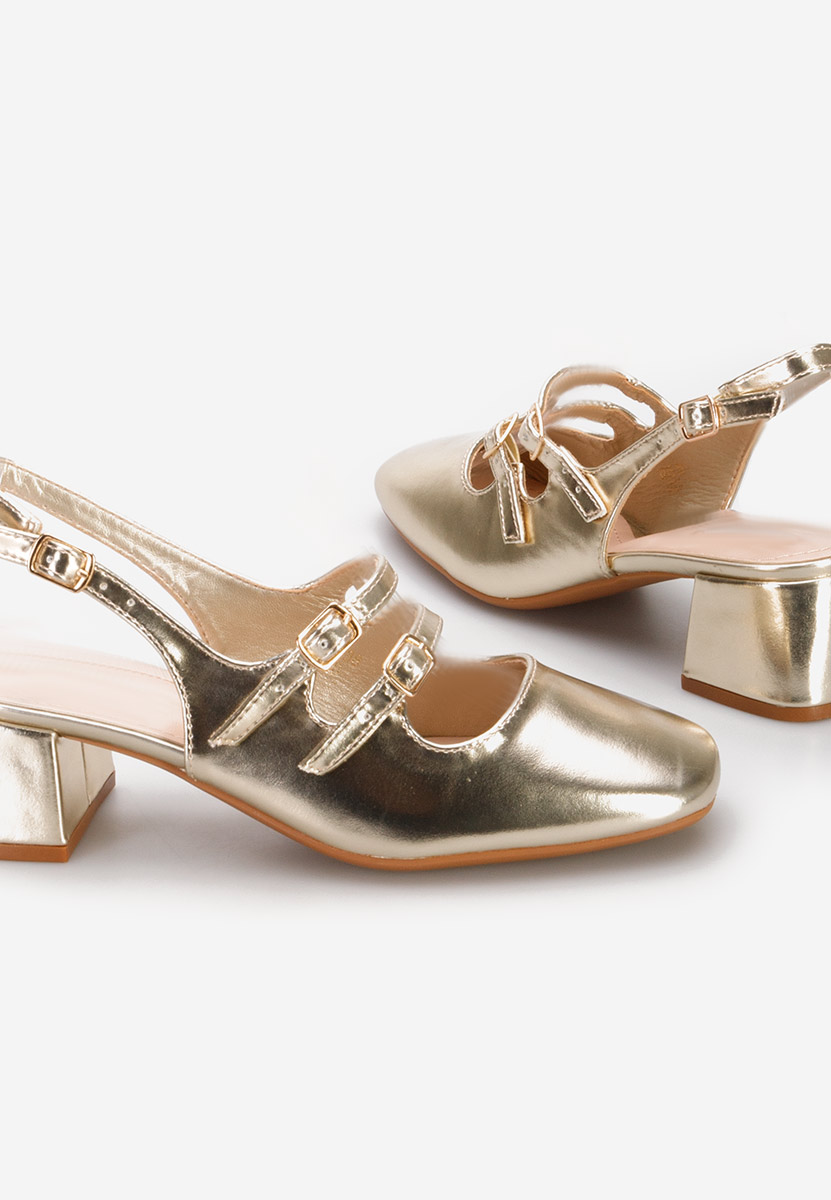 Γόβες slingback Sivida χρυσο
