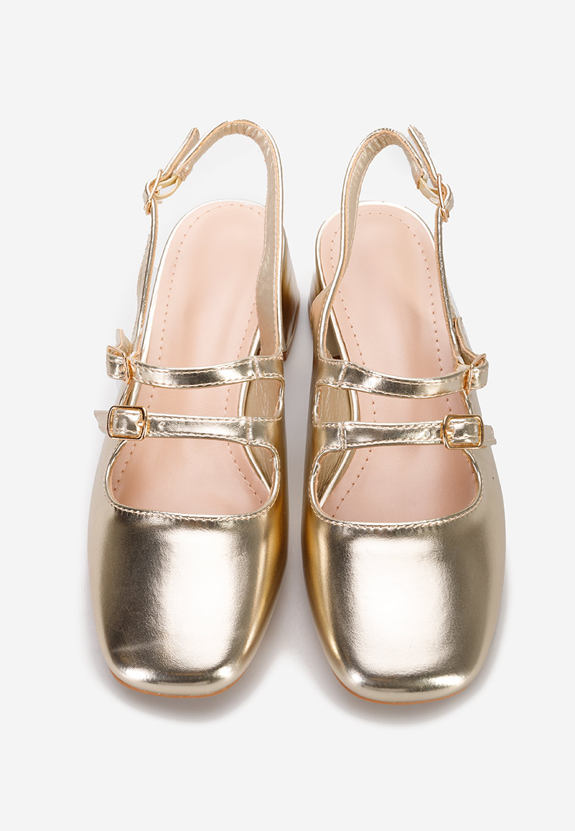 Γόβες slingback Sivida χρυσο