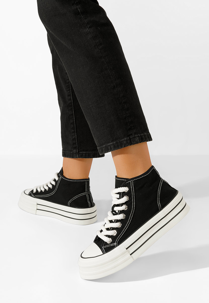 Γυναικεία sneakers Alicata μαύρα