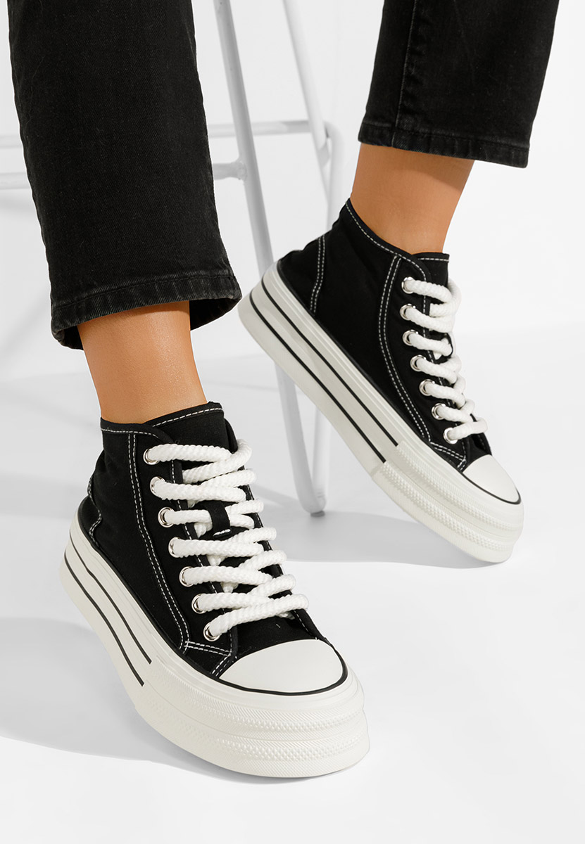 Γυναικεία sneakers Alicata μαύρα