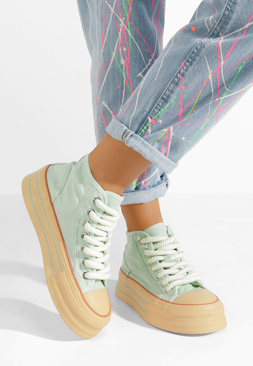 Γυναικεία sneakers Alicata πρασινο