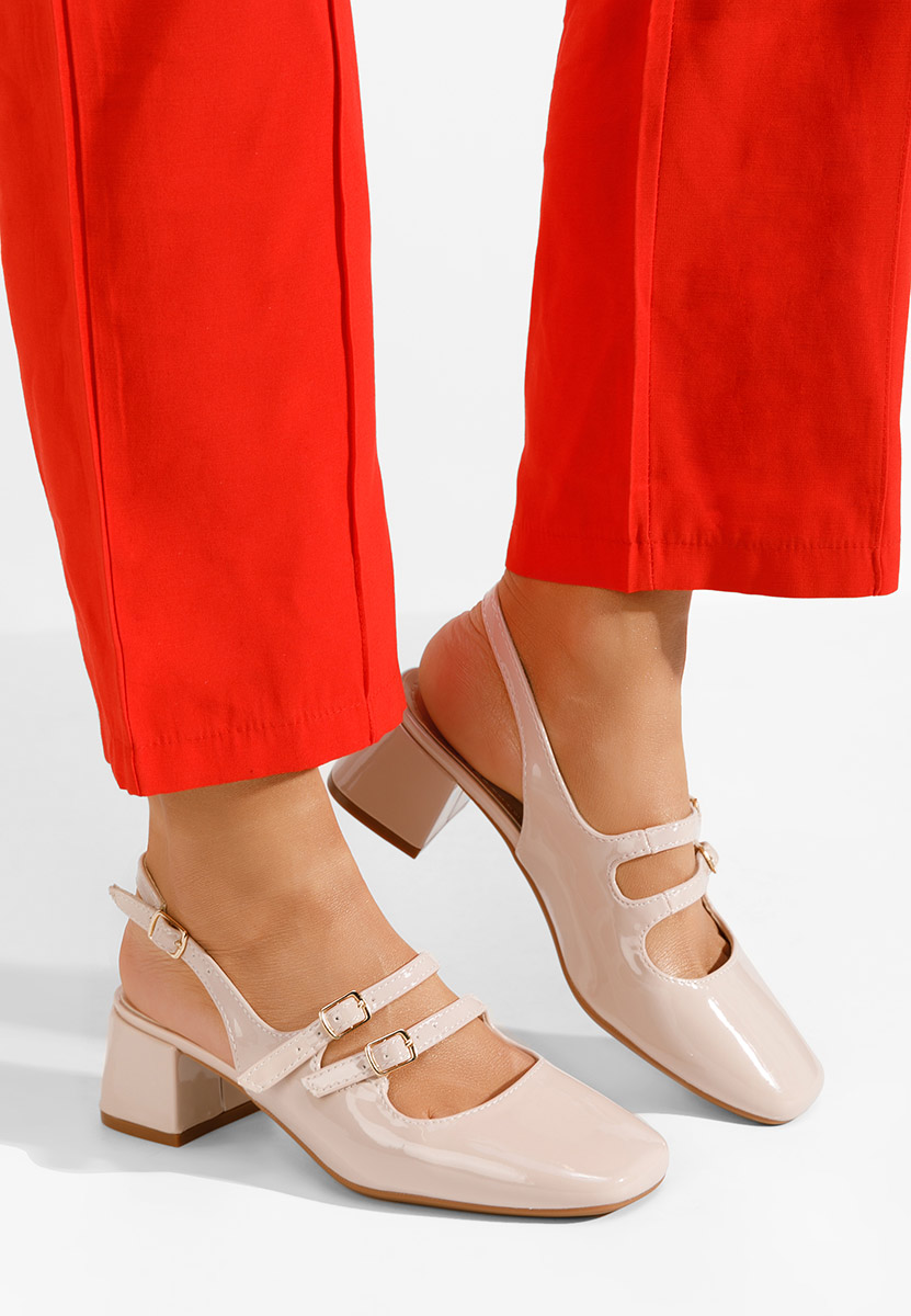 Γόβες slingback Sivida V2 Νουντ