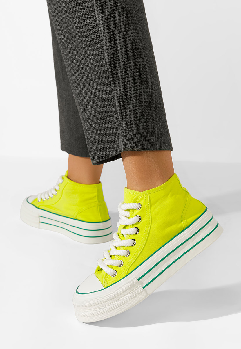 Γυναικεία sneakers Alicata λεμονι
