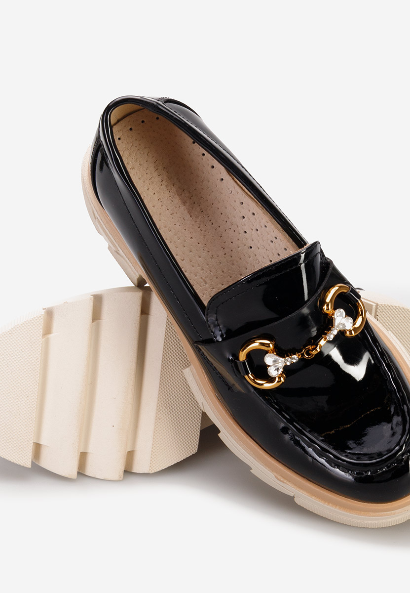 Loafers γυναικεια Lerina V6 μαύρα