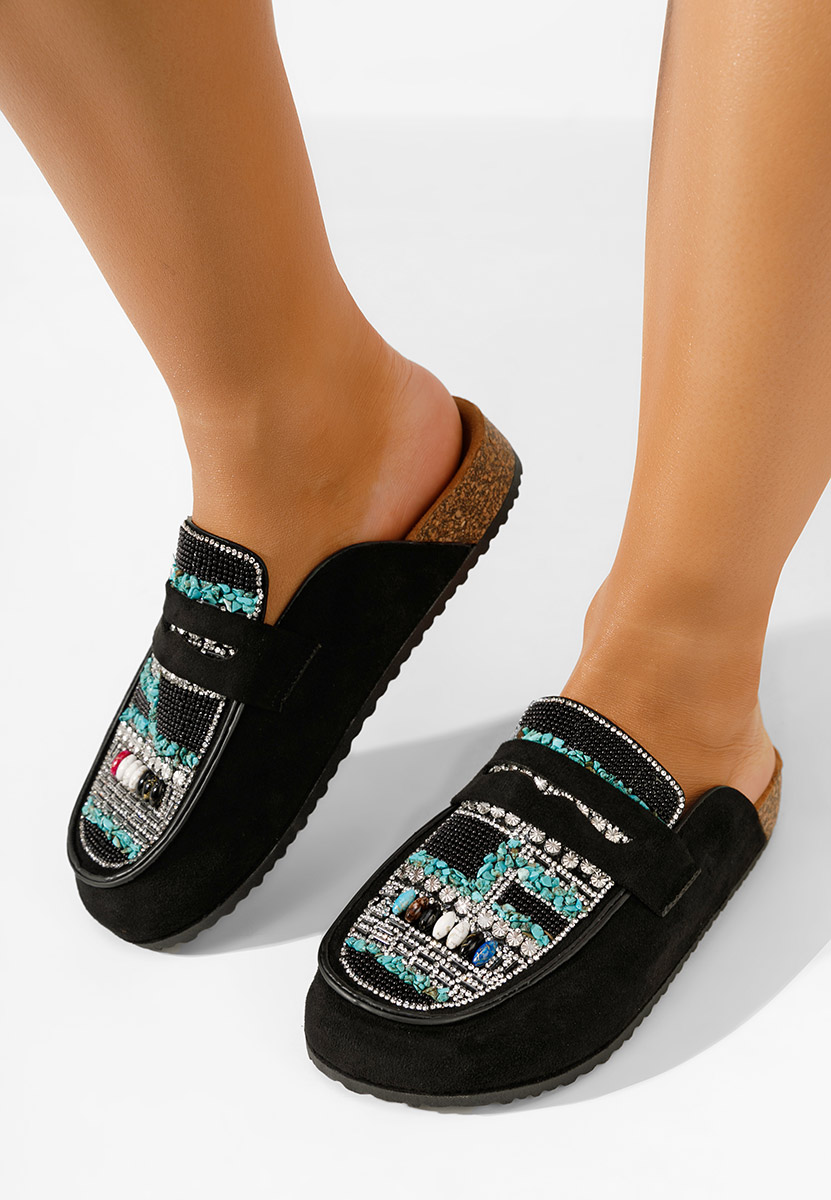 Mules γυναικεια Marlie μαύρα