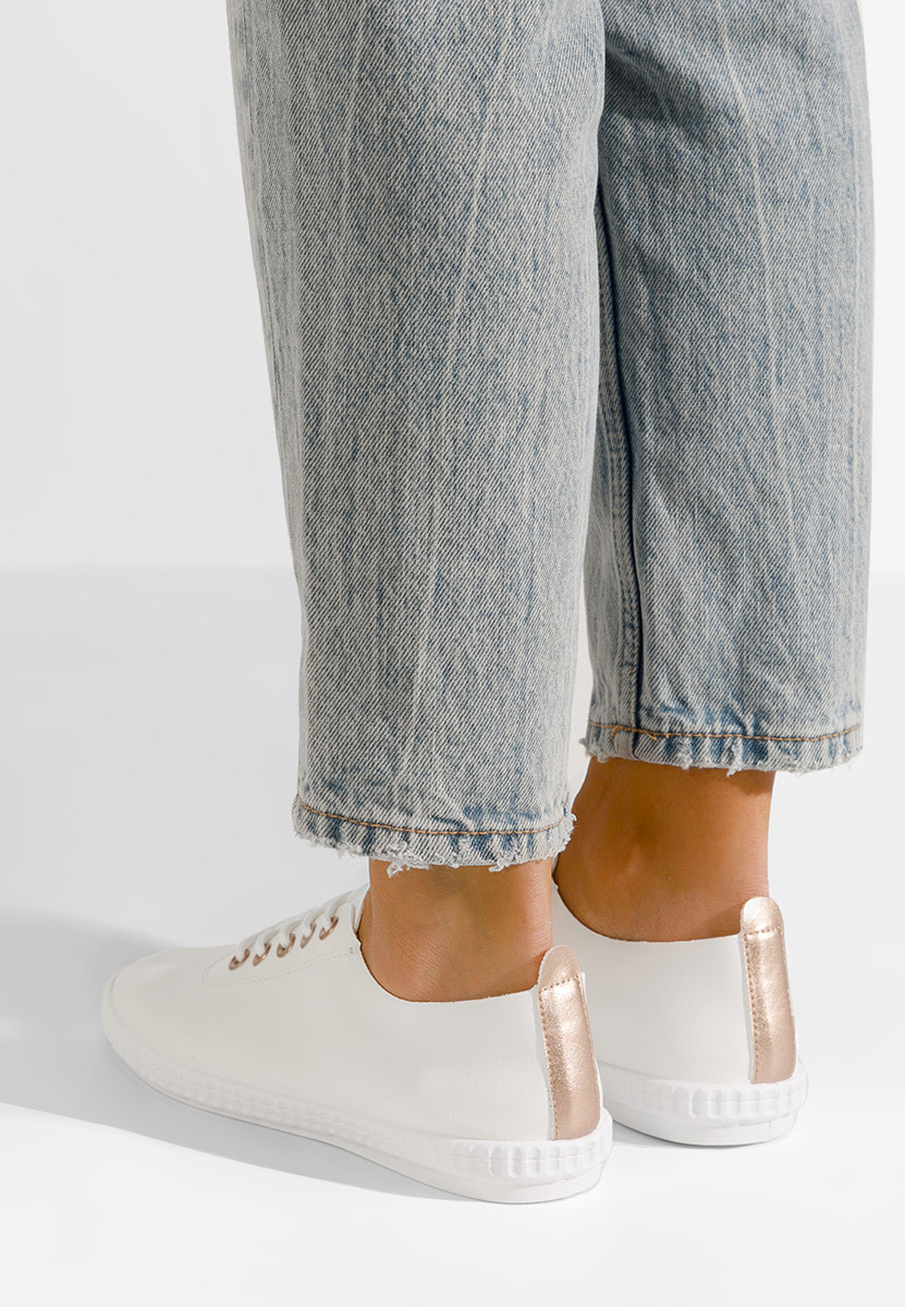 Casual παπουτσια γυναικεια Simina V8 λευκά