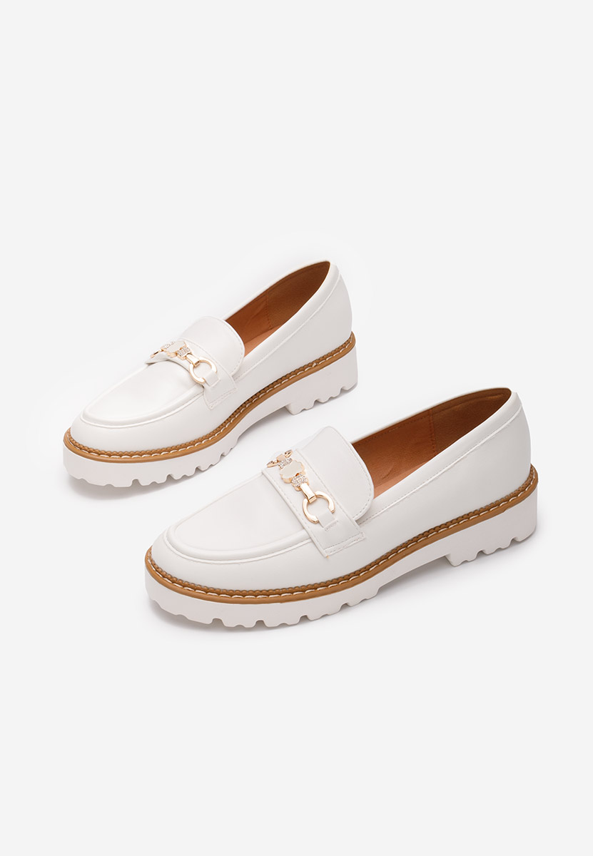 Loafers γυναικεια Aelle λευκά