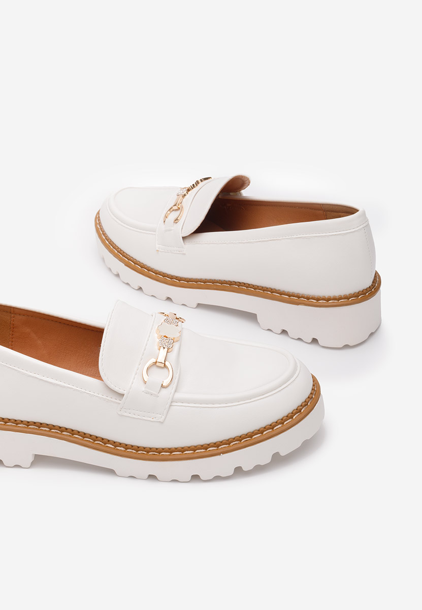 Loafers γυναικεια Aelle λευκά