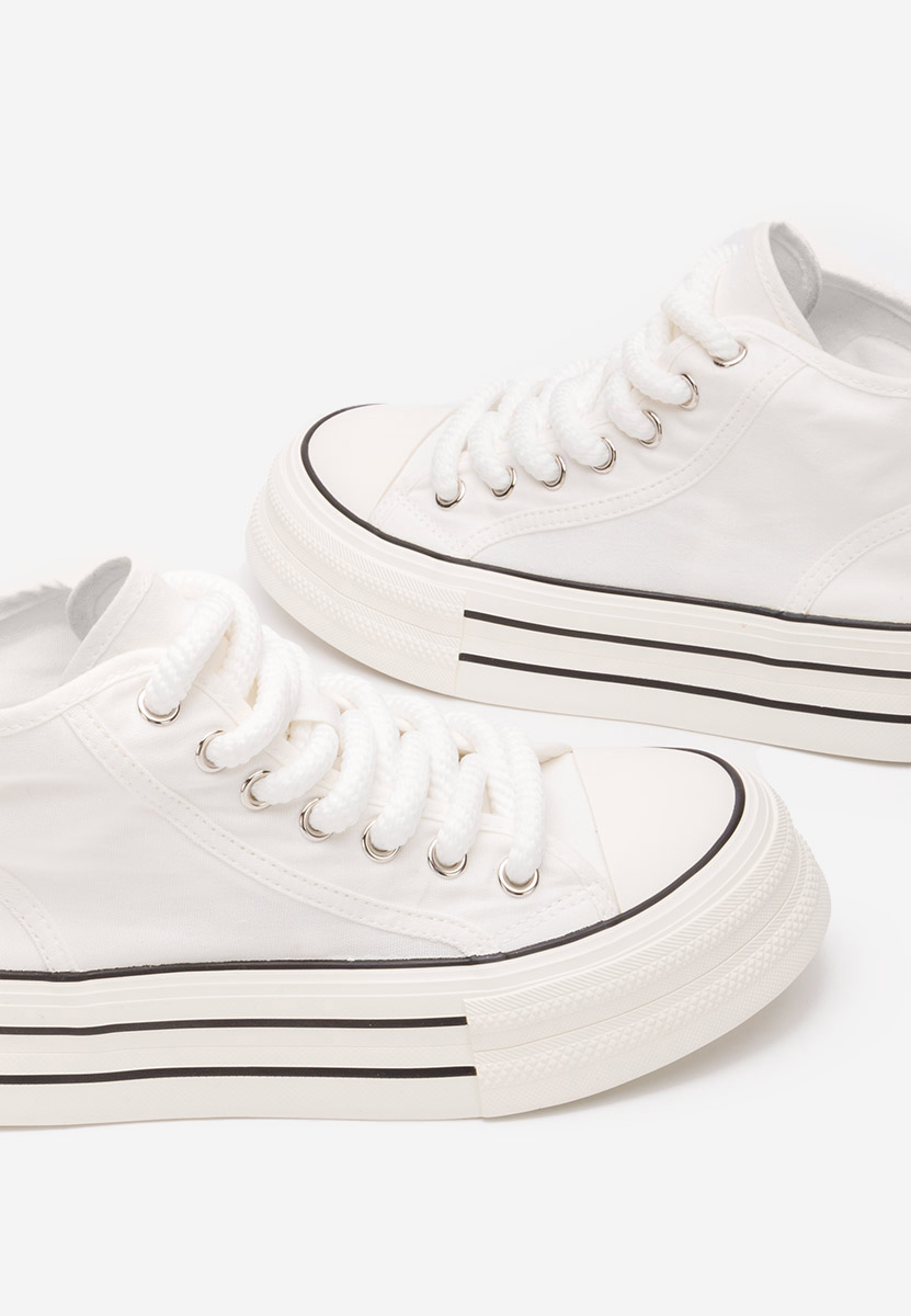 Γυναικεία sneakers Alicata λευκά