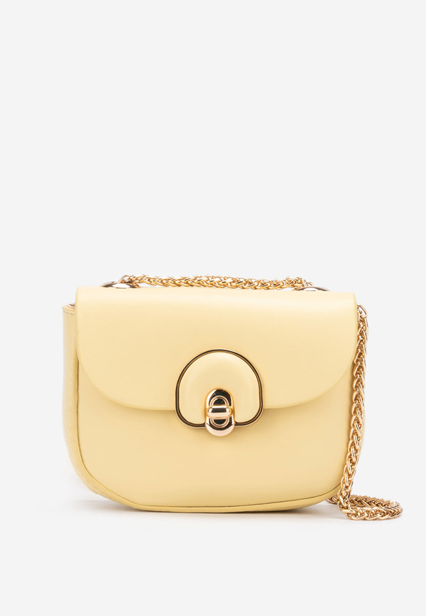 Τσάντα ωμου Valerie Κιτρινες