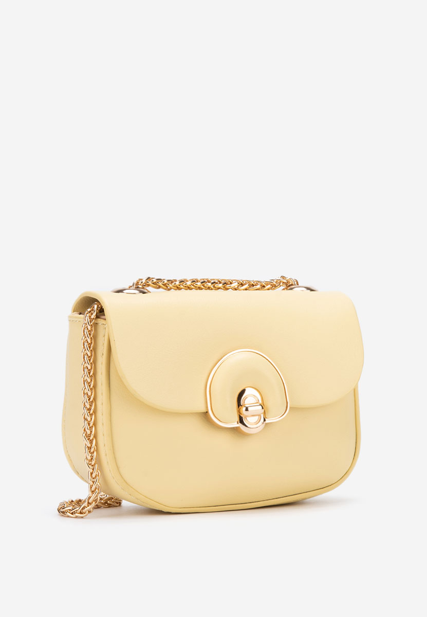 Τσάντα ωμου Valerie Κιτρινες