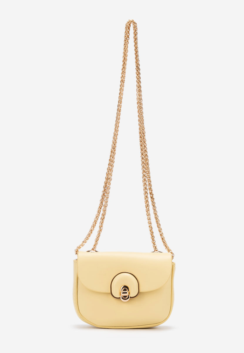 Τσάντα ωμου Valerie Κιτρινες